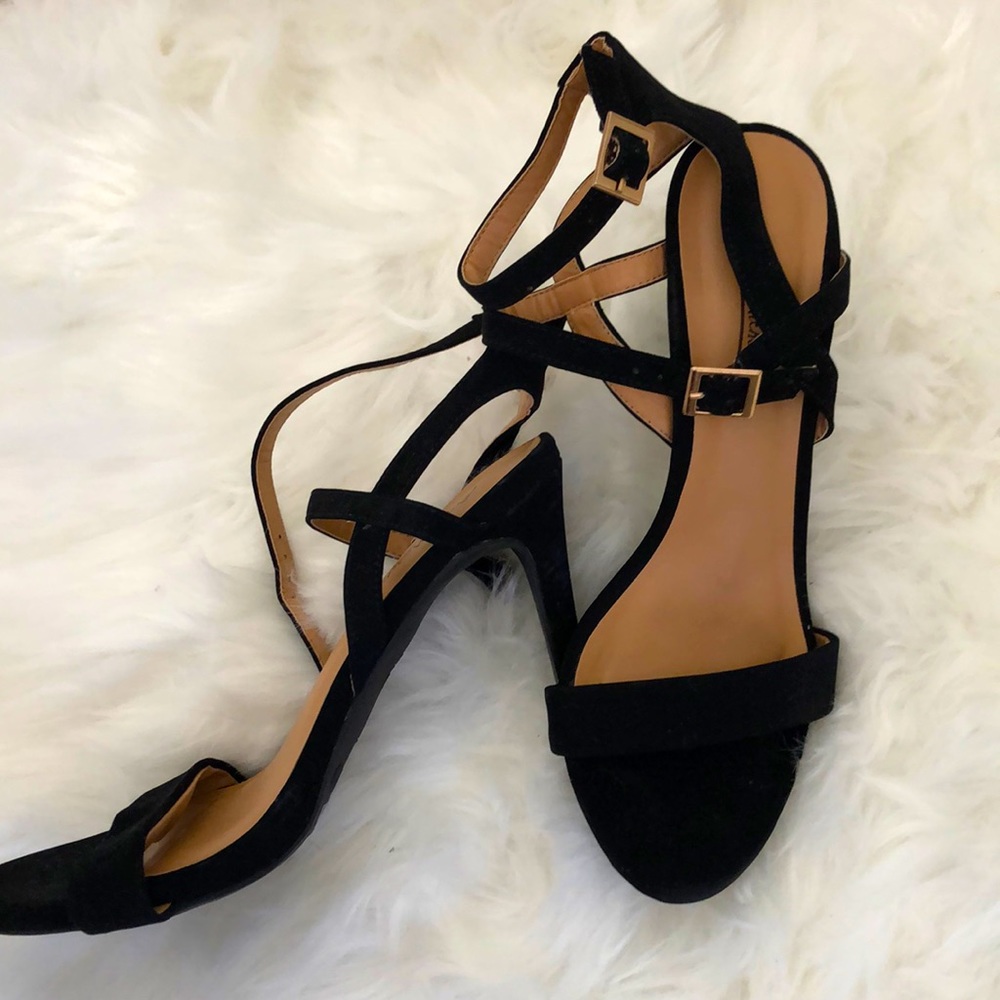 Black Anne Mitchell Heels